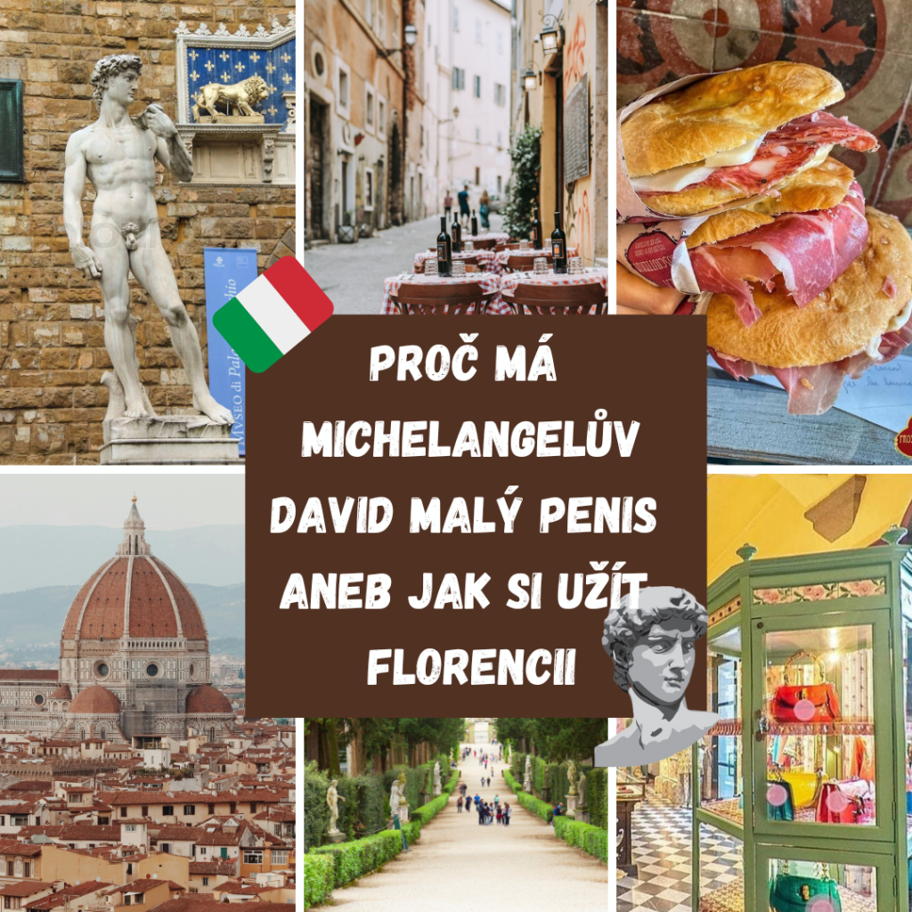 PROČ MÁ MICHELANGELŮV DAVID MALÝ PENIS ANEB JAK SI UŽÍT FLORENCII