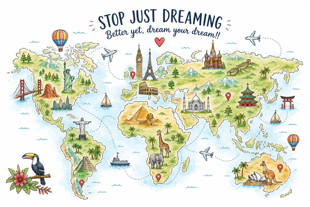 DISCOVER THE WORLD WITH ME BEFORE YOU PACK IT IN