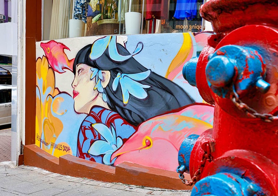 MINI PRŮVODCE STREET ARTEM V HONGKONGU