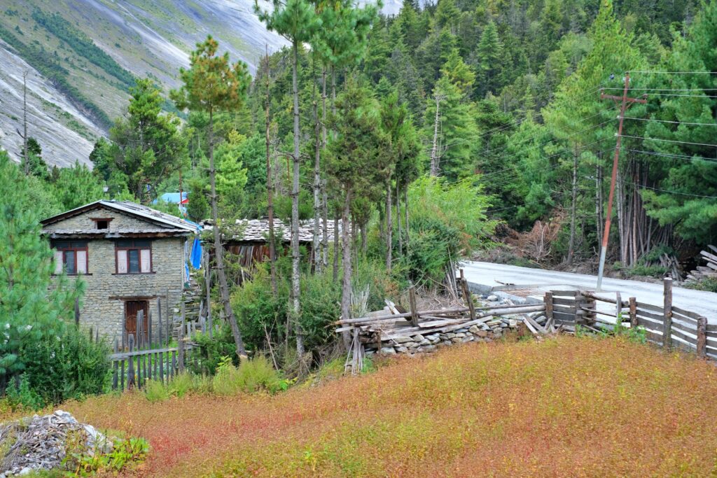 trek kolem Annapuren