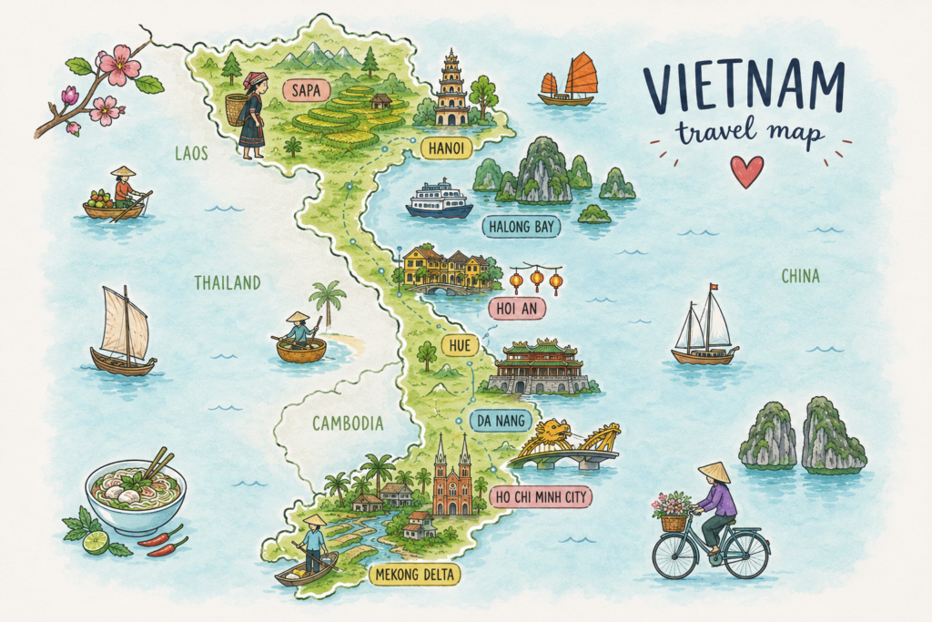 Vietnam map