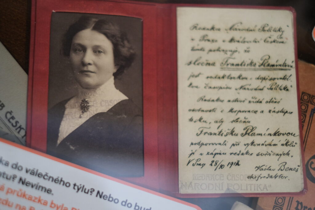 IN THE FOOTSTEPS OF FRANTIŠKA PLAMÍNKOVÁ IN PRAGUE: WOMEN WHO CHANGED HISTORY